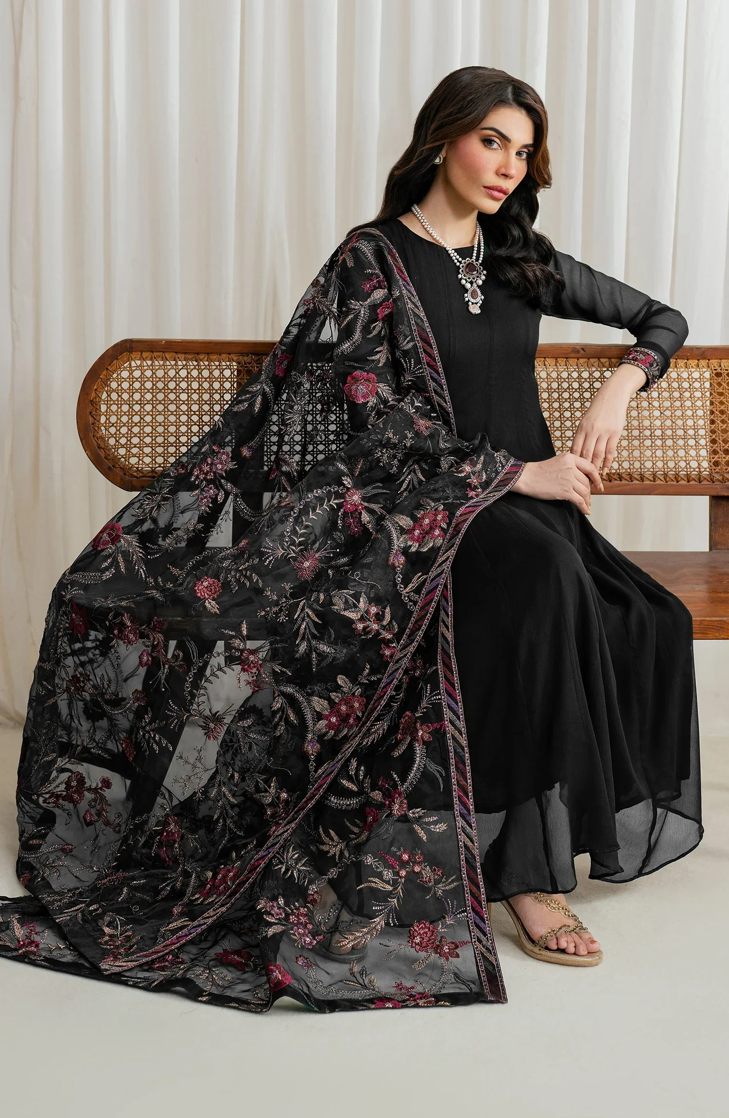 ZRF-EMC-07 Embroidered Chiffon - Image 4