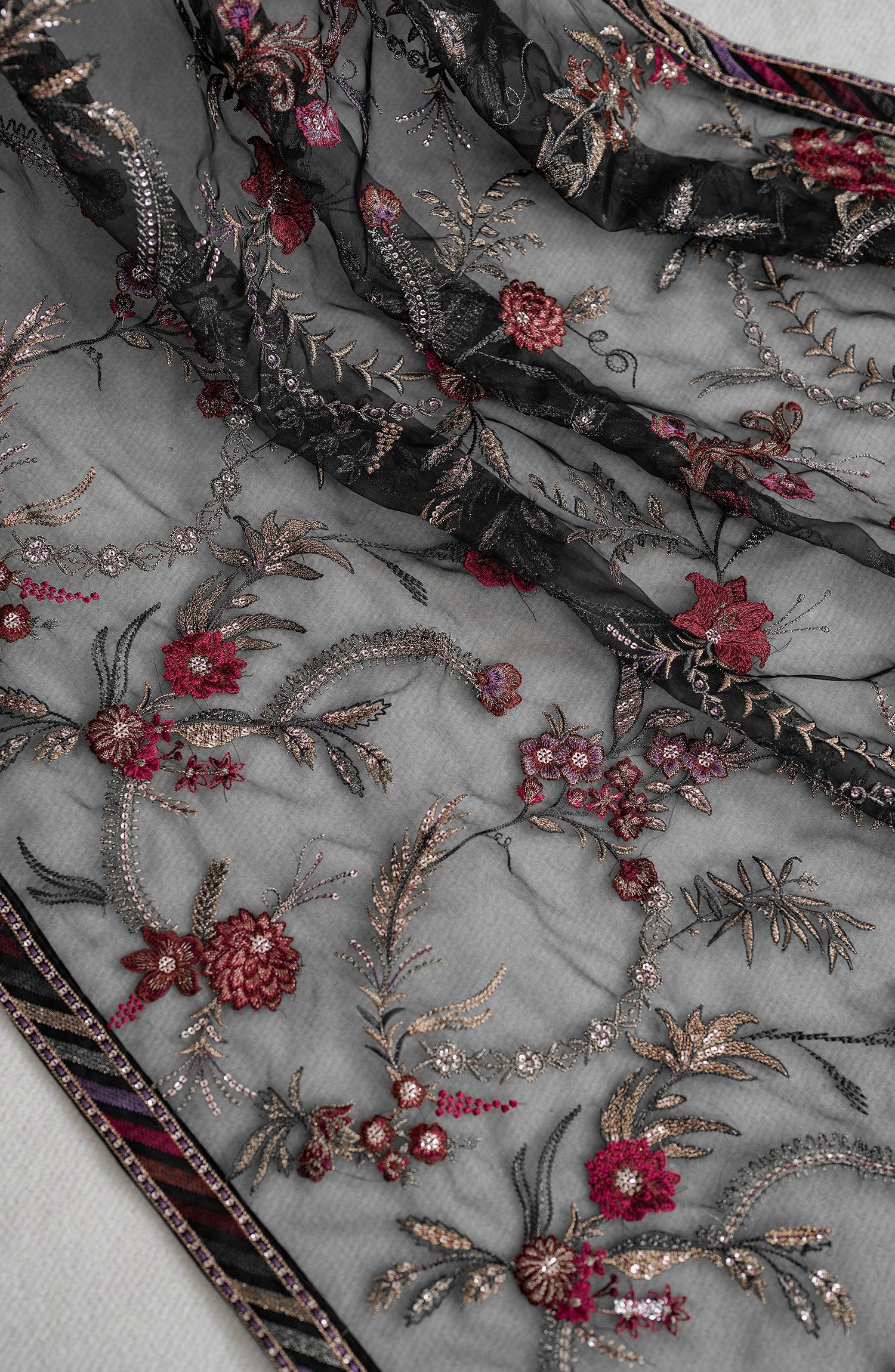 ZRF-EMC-07 Embroidered Chiffon - Image 5